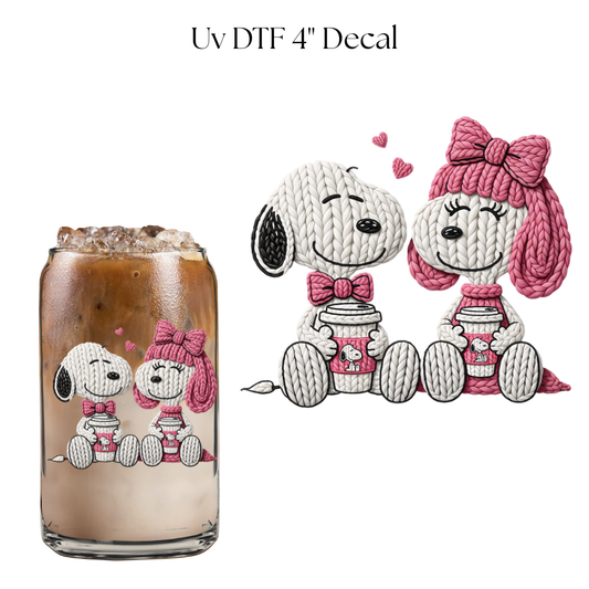 Snoop Friends Faux Yarn 4” UV DTF Decal
