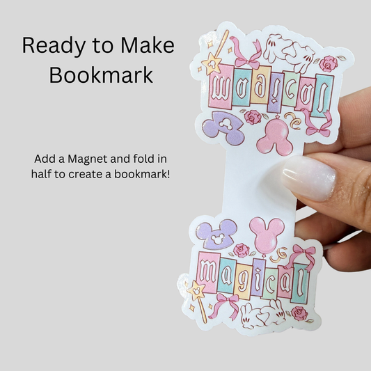 Magical Land Magnetic Bookmark DIY