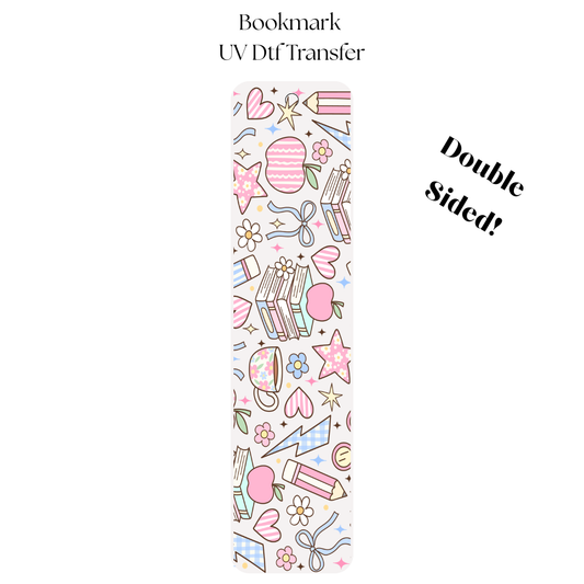 Plaid School Things Bookmark Transfer