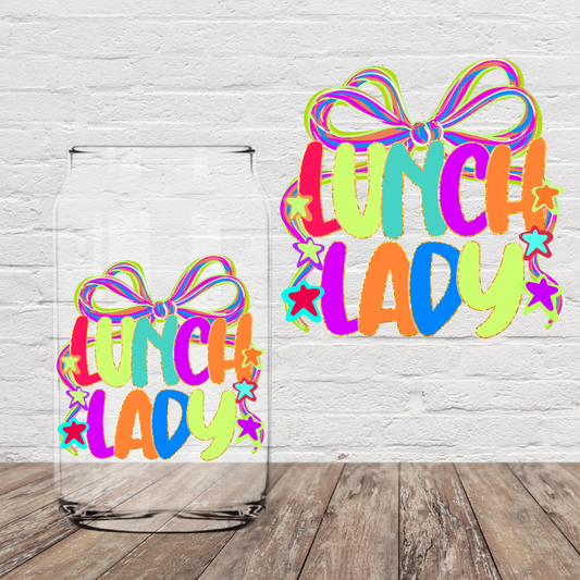 Lunch Lady 4" UV DTF