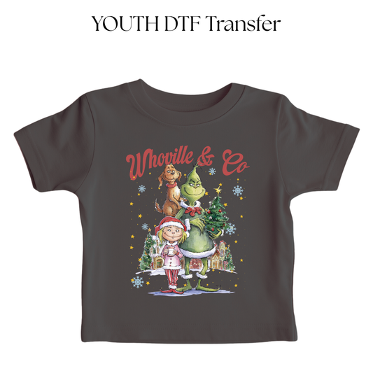 YOUTH Green Monster Ville Co Dtf Transfer