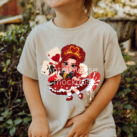Red Queen DTF Transfer YOUTH