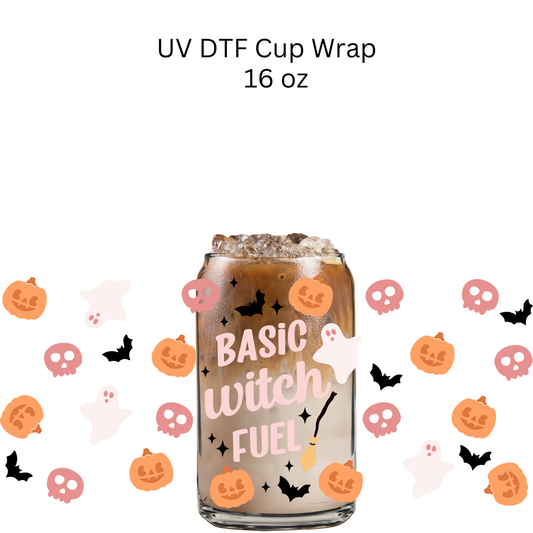 Basic Witch Fuel UV DTF Cup Wrap