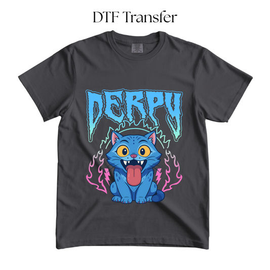Derpy Blue Dtf Transfer