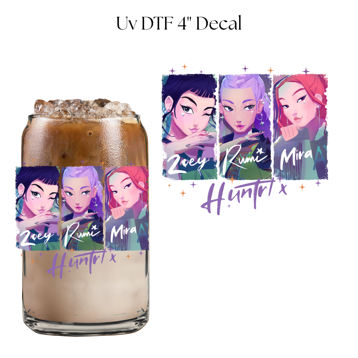 K Hunt 3 4” UV DTF Decal