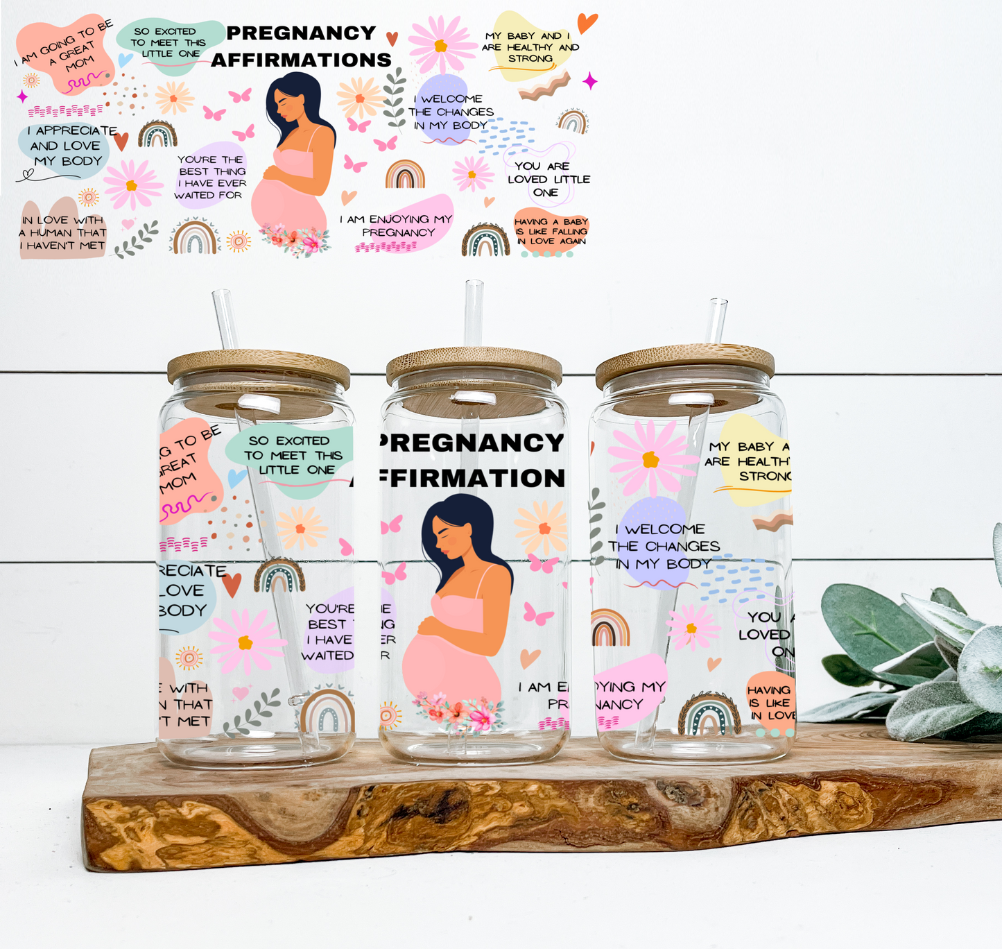 Pregnancy Affirmations UV Wrap