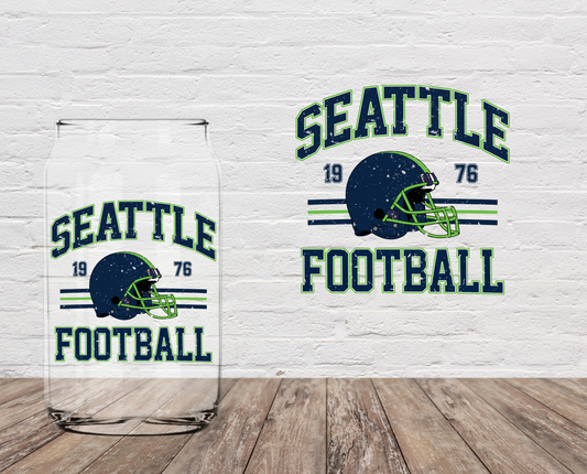 Seattle Football 4" UV DTF Double Sided