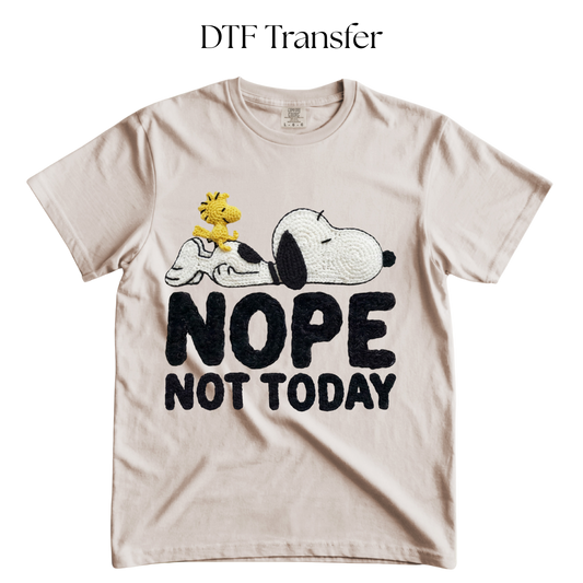 Snoop Nope Not Today DTF Transfer