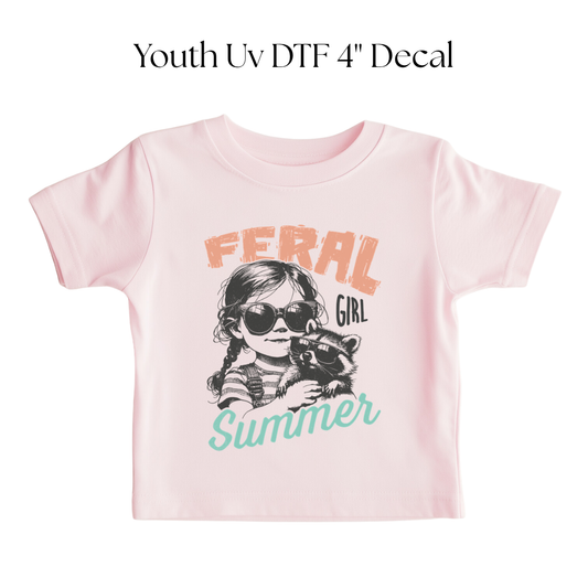 YOUTH Feral Girl Summer DTF Transfer