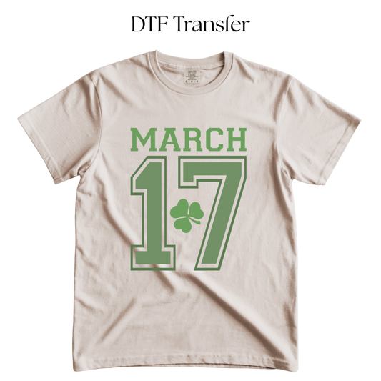 March 17 DTF Transfer