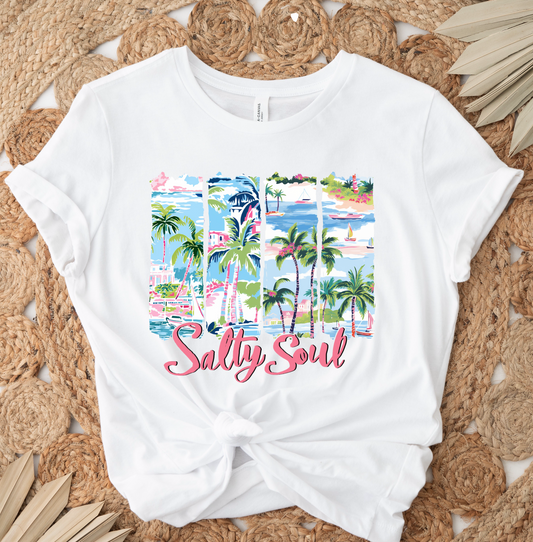 Salty Soul Beach View DTF TRANSFER