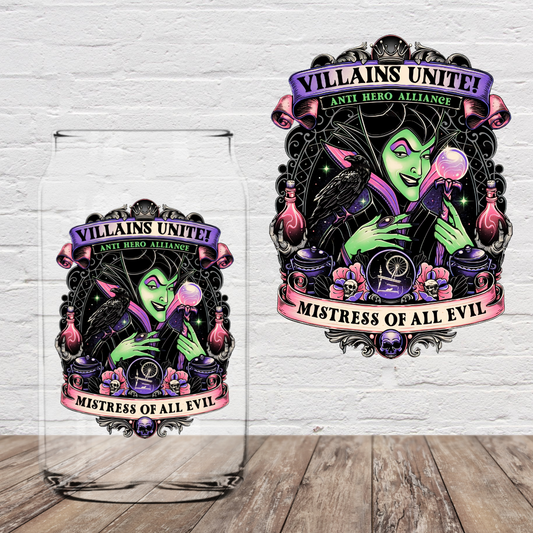 Mistress of Evil 4" UV DTF (print to order)