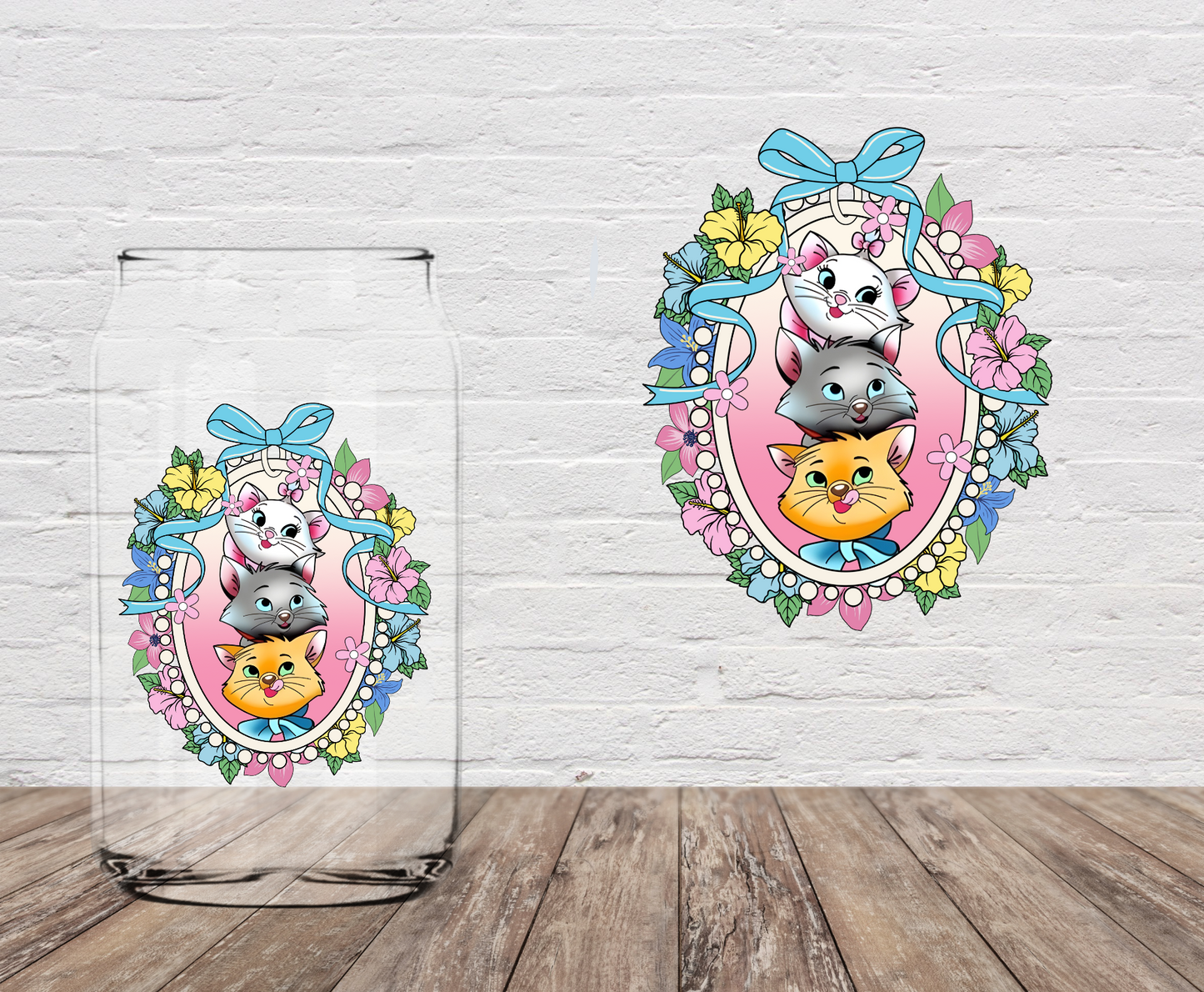 Three Magical Cats 4" UV DTF
