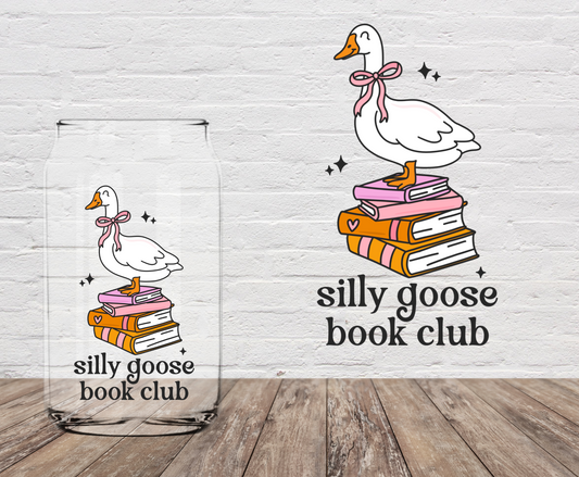 Silly Goose Book Club 4" UV DTF