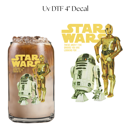 SW Robots 4” UV DTF Cup Decal