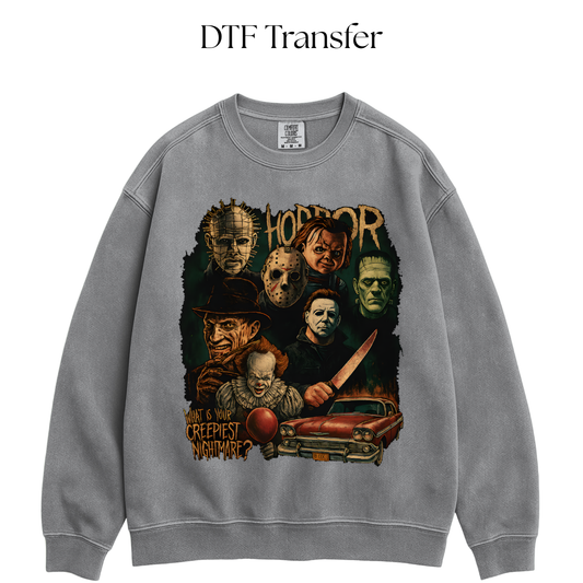 What’s Your Creepiest Nightmare DTF Transfer