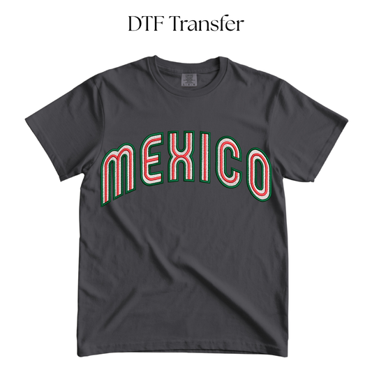 Mexico Patch DTF Transfer