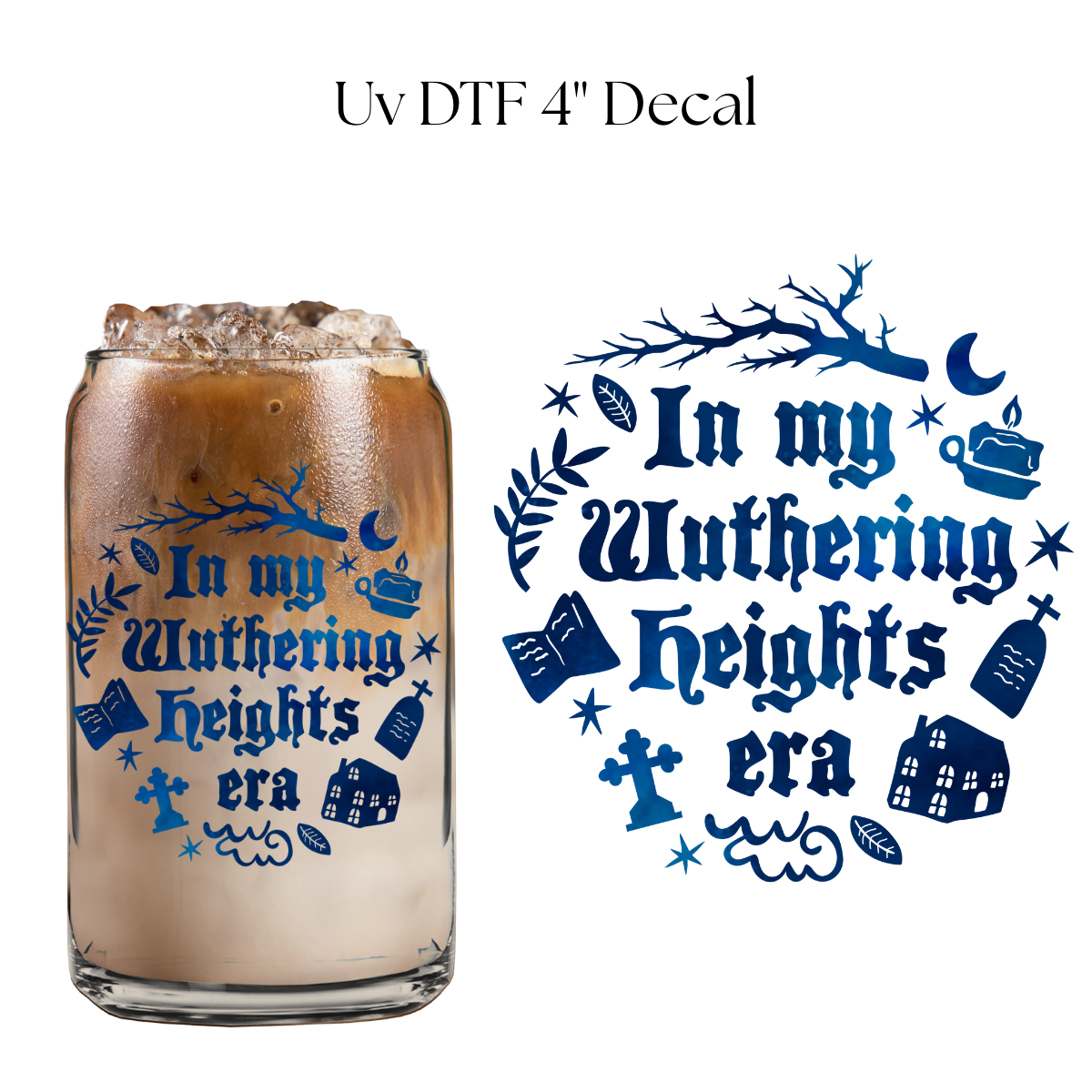 In My WH Era Blue 4” UV DTF Decal