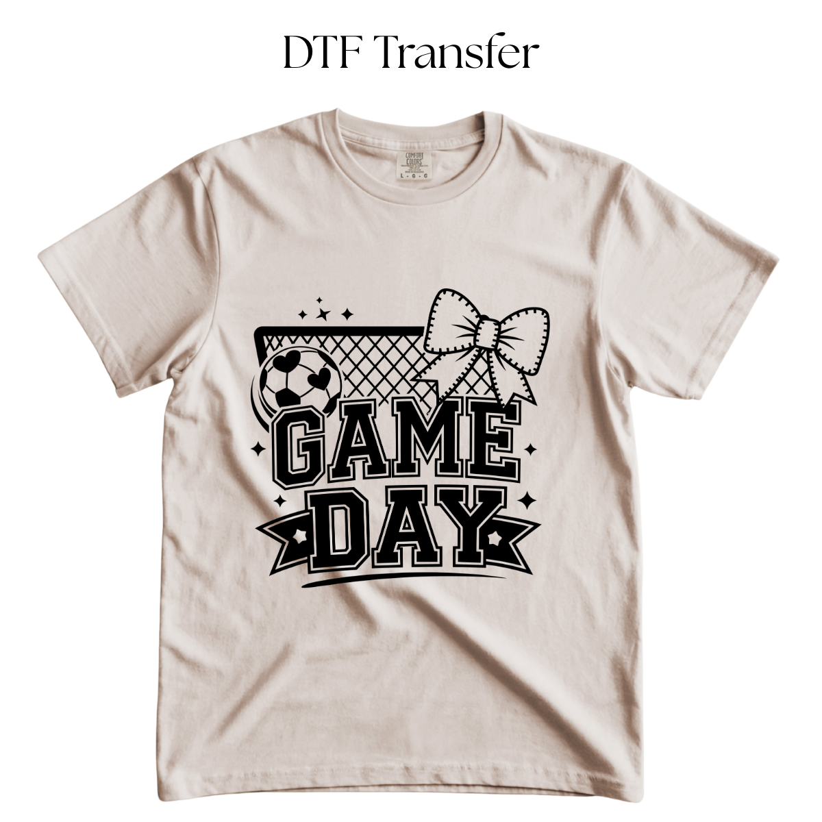 Soccer Game Day DTF Transfer