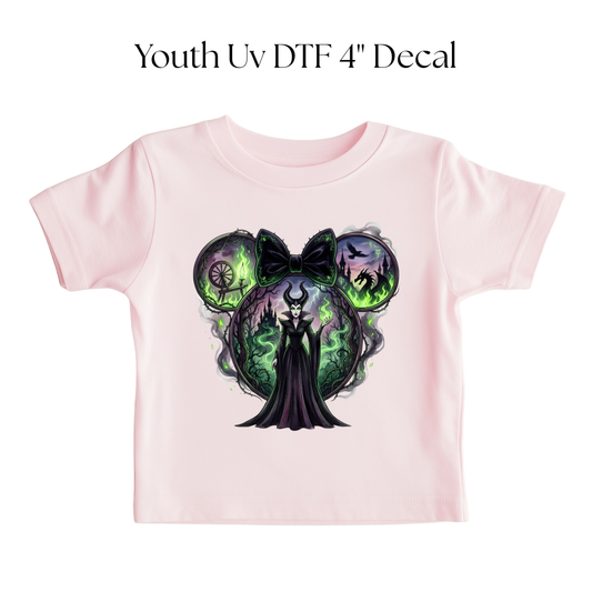 Malef Mouse YOUTH DTF Transfer