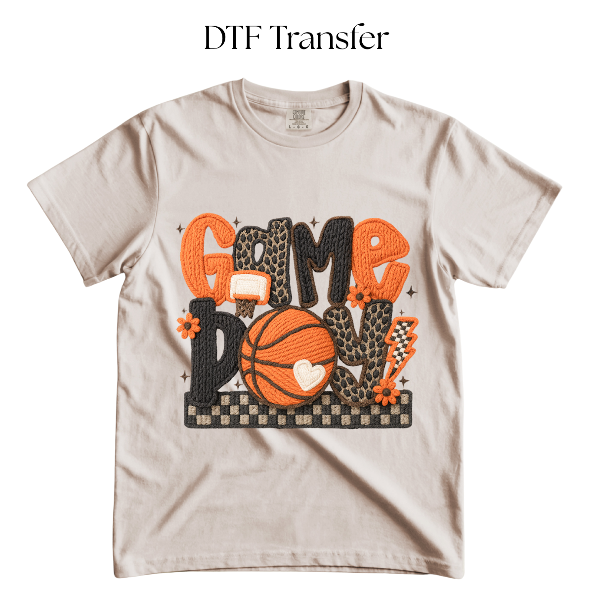 Basketball Game Day DTF Transfer