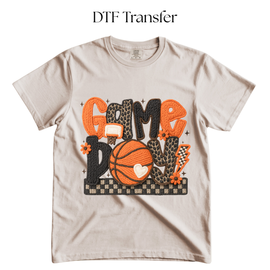 Basketball Game Day DTF Transfer