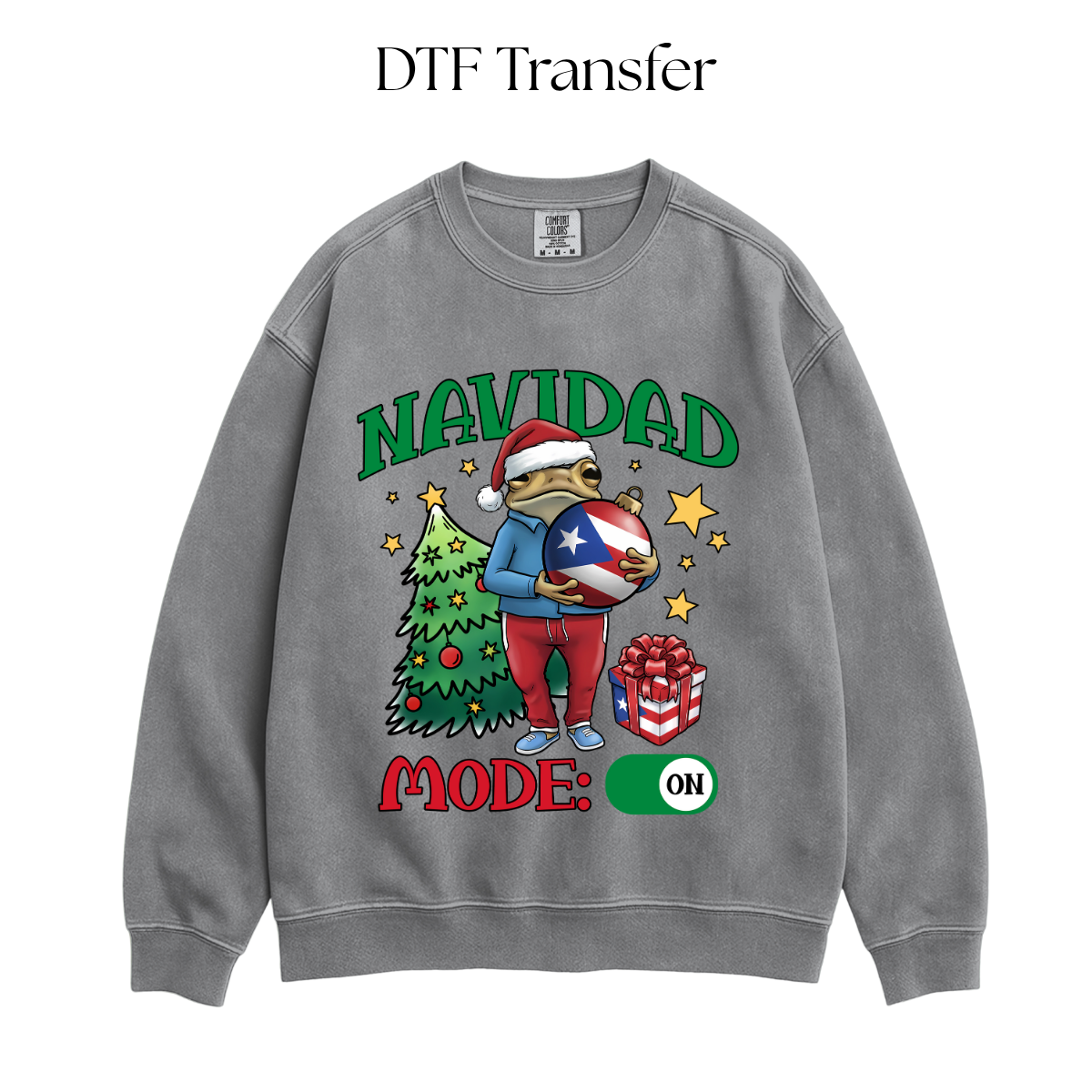 Navidad Mode: ON DTF Transfer