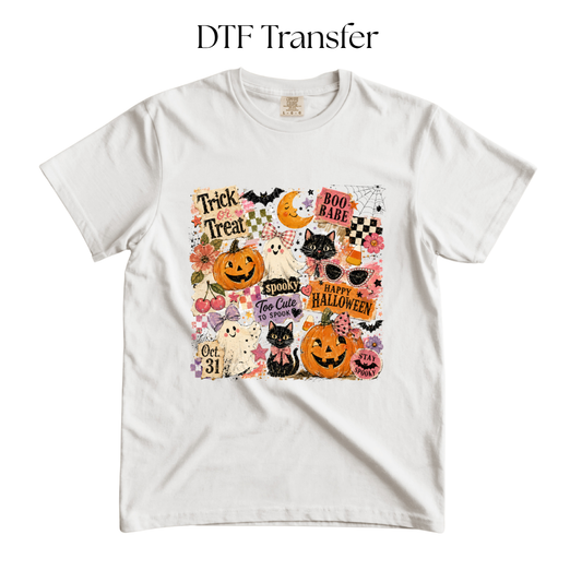 Trick or Treat DTF Transfer