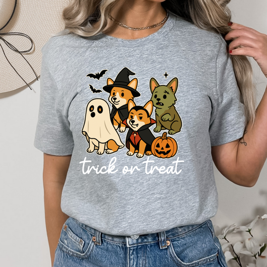 Trick or Treat Dogs DTF Transfer