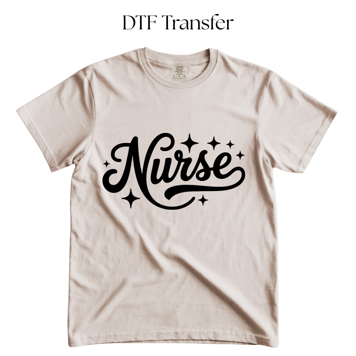 Nurse Single Color DTF Transfer