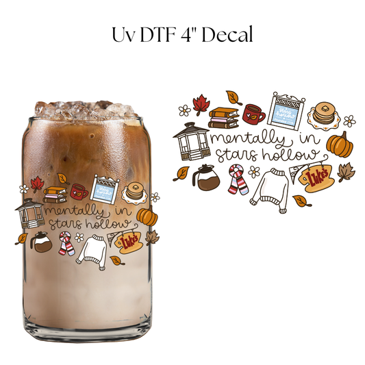 Mentally in SH 4” UV DTF Decal