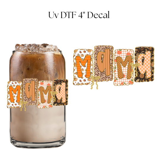 Fall Mama 4” UV DTF Decal