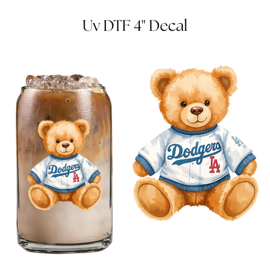 Dod Bear 4” UV DTF Decal
