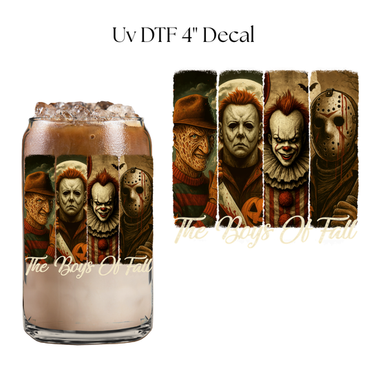 The Boys of Fall 4” UV DTF Decal