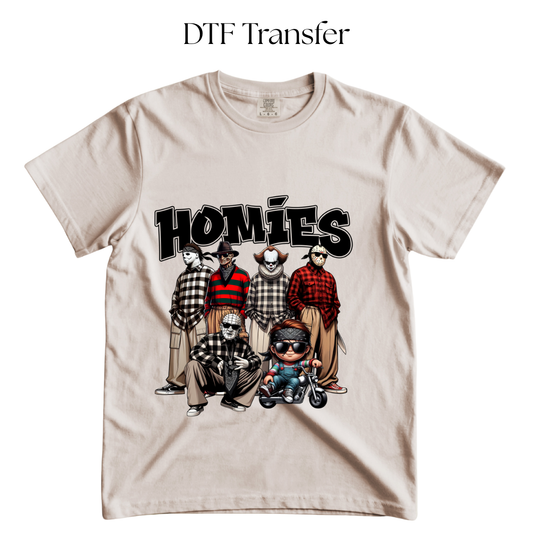 Horror Homies DTF Transfer