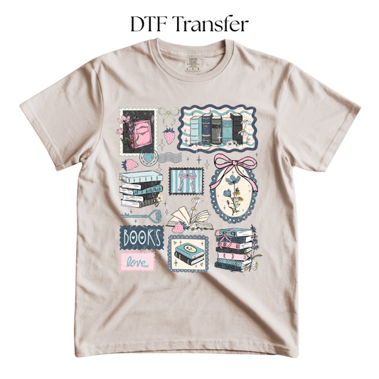 Book Frames DTF Transfer