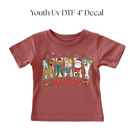 YOUTH Merry Rudolph DTF Transfer