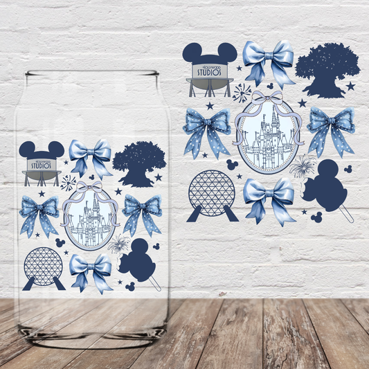 Blue Happy Land 4" UV DTF (Print to Order)