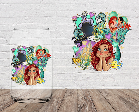 Mermaid Cartoon 4" UV DTF