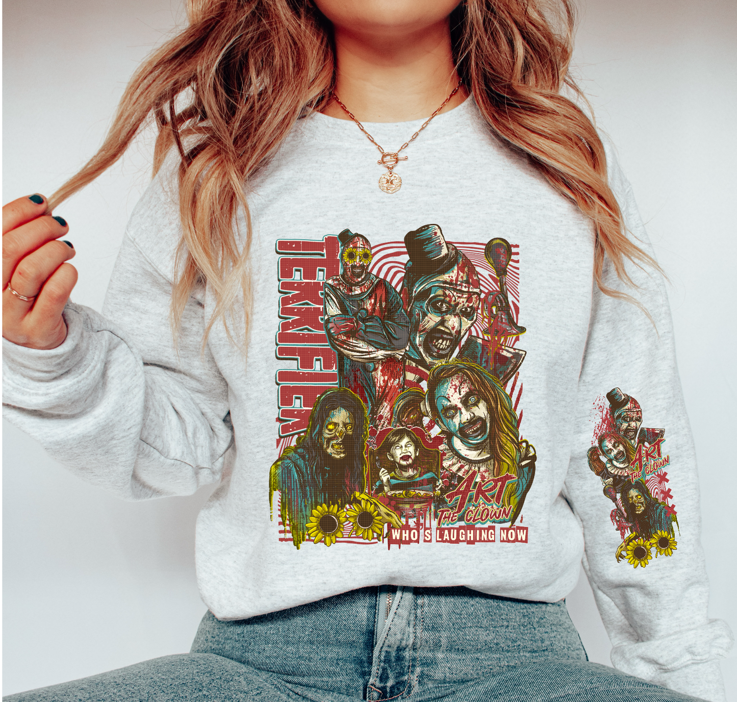 Who's Laughing Now DTF Transfer Sleeve Set