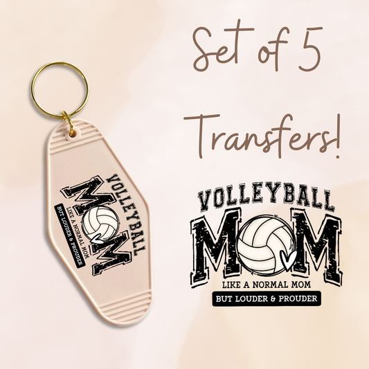 Volleyball Mom Ball UV (MOTEL KEYCHAIN)