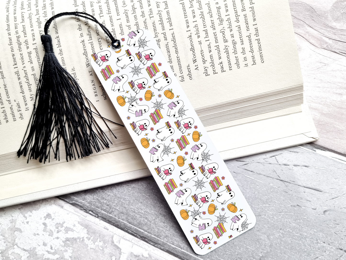 Ghost Reading UV DTF Bookmark DOUBLE SIDED