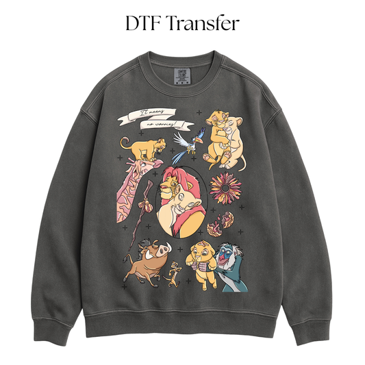 It Means No Worries DTF Transfer
