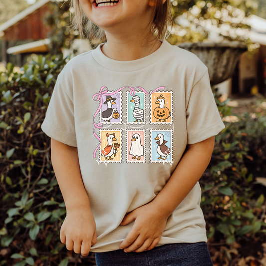 YOUTH Goose Halloween Stamps DTF TRANSFER