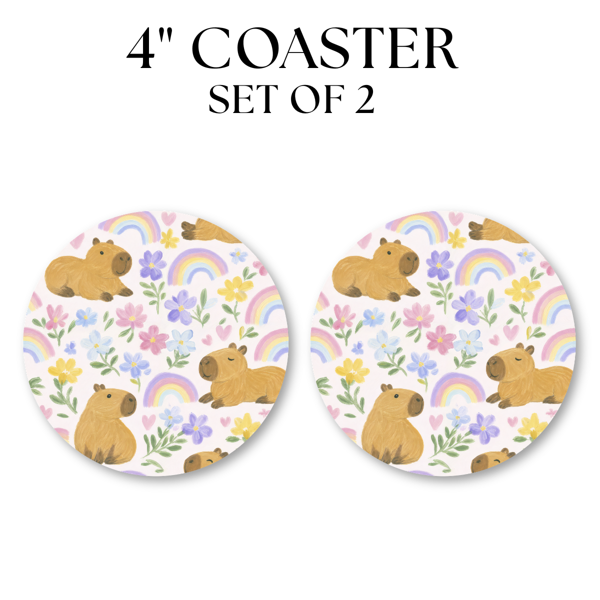 Capy UV DTF Coaster 4"