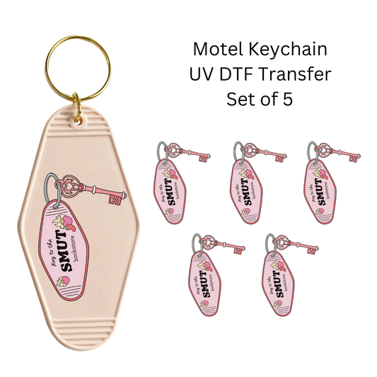 Key to the Smut Bookstore UV DTF Transfer