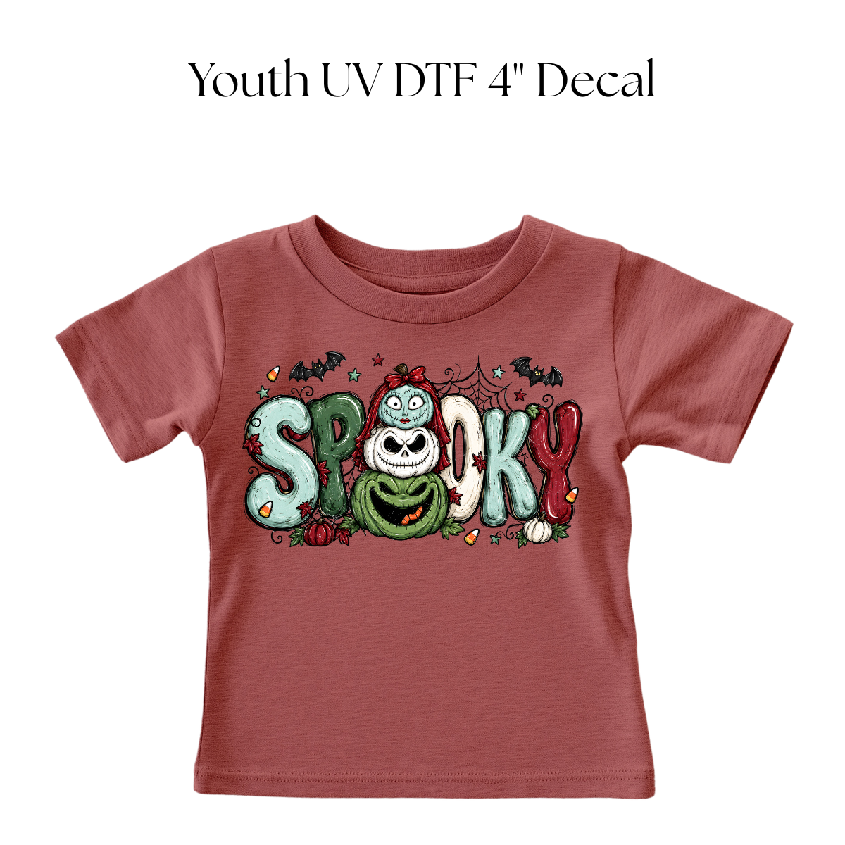 YOUTH Spooky Nightmare Pumpkins DTF Transfer