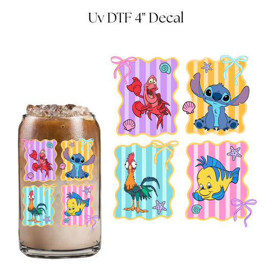 Enchanted Pets  4” UV DTF Cup Decal