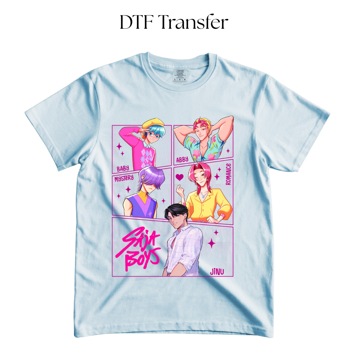 S Boys Names DTF Transfer