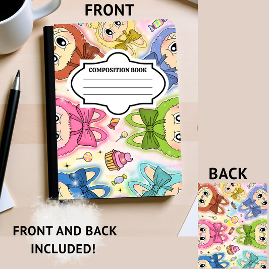 Bright Bubu Composition Notebook Sticker